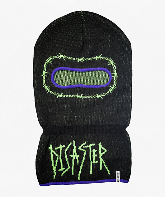 Stinky Socks x Disaster Arts Barbed Black Balaclava