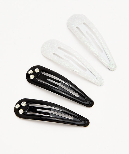 Stone + Locket Midnight Sparkle Barrette 4 Pack