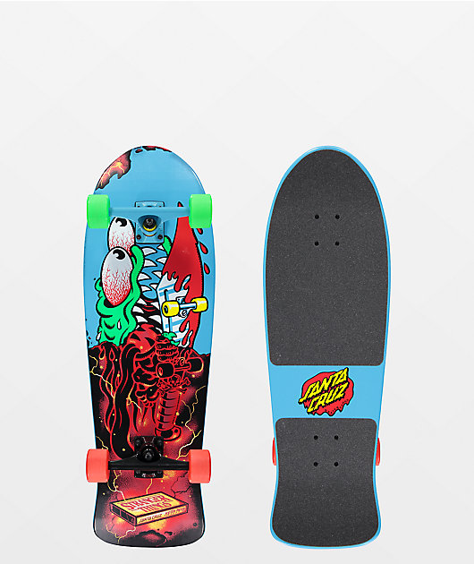 Stranger Things x Santa Cruz Meek Slasher 31.1" Cruiser Skateboard Complete