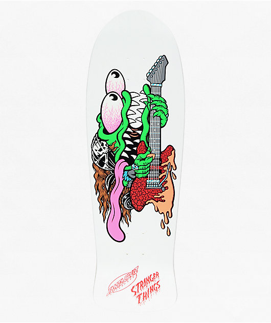 Stranger Things x Santa Cruz Meek Slasher Eddie Glow In The Dark 10.1" Skateboard Deck