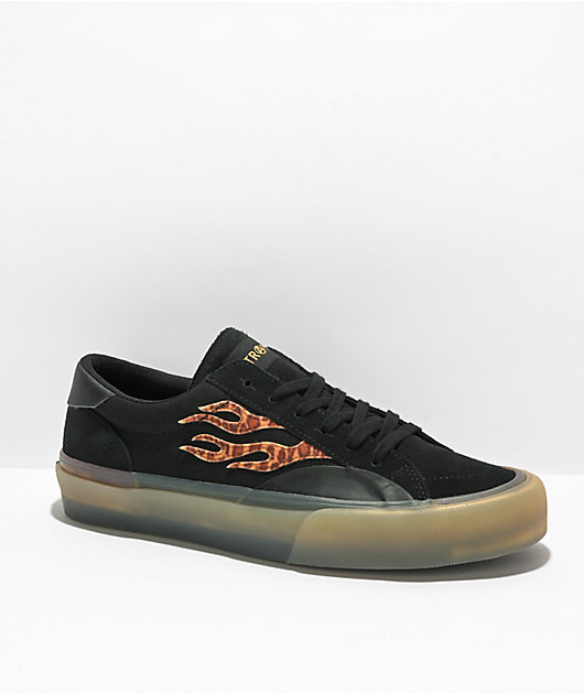 Straye Logan Black, Cheetah, & Gum Skate Shoes | Zumiez display picture 3