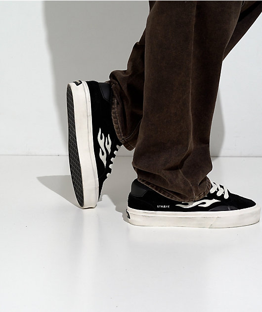 Straye Logan OG Black Flame Skate Shoes video