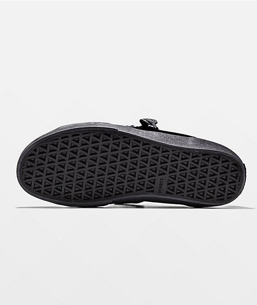 Straye Logan Puff Axell Slay'R Black & Gold Skate Shoes
