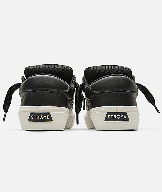 Straye Logan Puff Black Bevel Skate Shoes