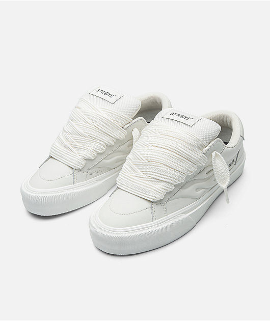 Straye Logan Puff Blanco Bevel Skate Shoes