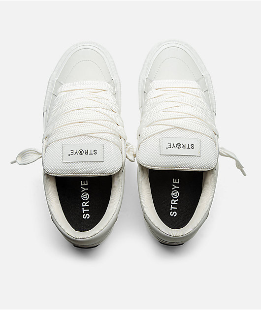 Straye Logan Puff Blanco Bevel Skate Shoes