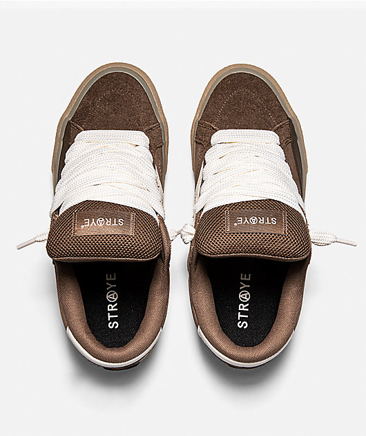 Straye Logan Puff Brown Crepe Skate Shoes