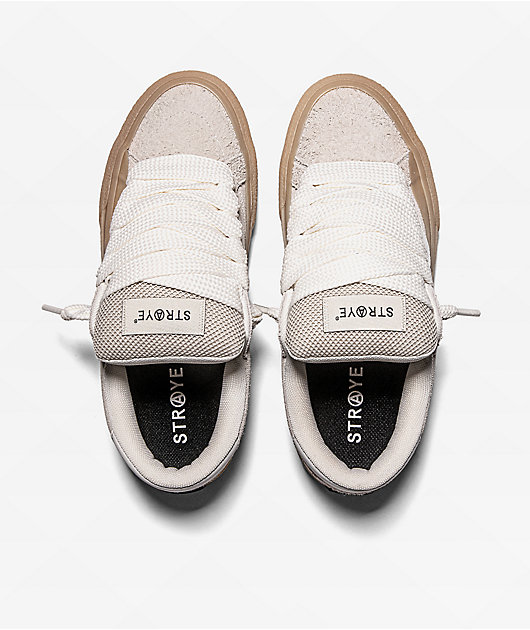 Straye Logan Puff Cream & Crepe Skate Shoes
