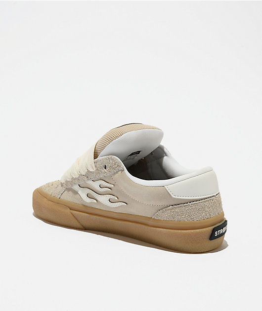 Straye Logan Puff Cream & Crepe Skate Shoes