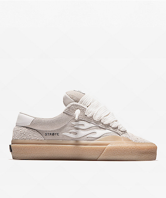 Straye Logan Puff Cream & Crepe Skate Shoes | Zumiez
