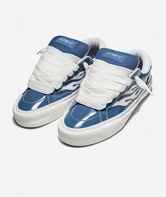Straye Logan Puff Glossy Blue Skate Shoes