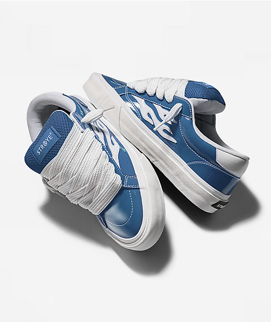 Straye Logan Puff Glossy Blue Skate Shoes