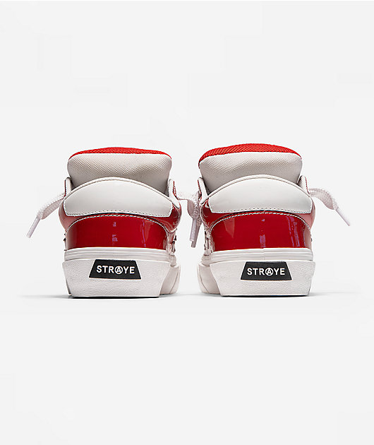 Straye Logan Puff Glossy Red Skate Shoes