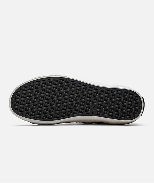 Straye Logan Stomper Black & White Skate Shoes