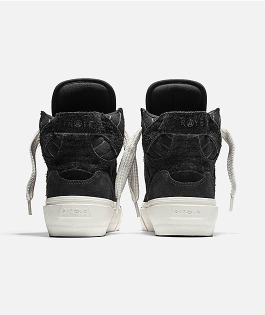 Straye SKTP.01 Black & White Skate Shoes