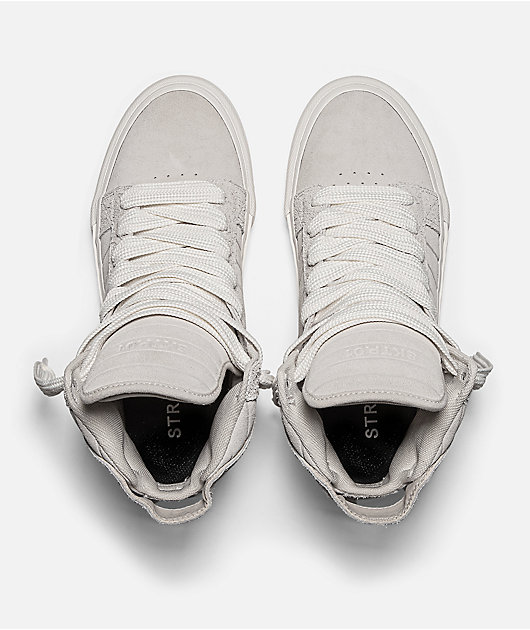 Straye SKTP.01 Cream & White Skate Shoes | Zumiez