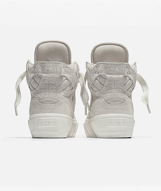 Straye SKTP.01 Cream & White Skate Shoes | Zumiez