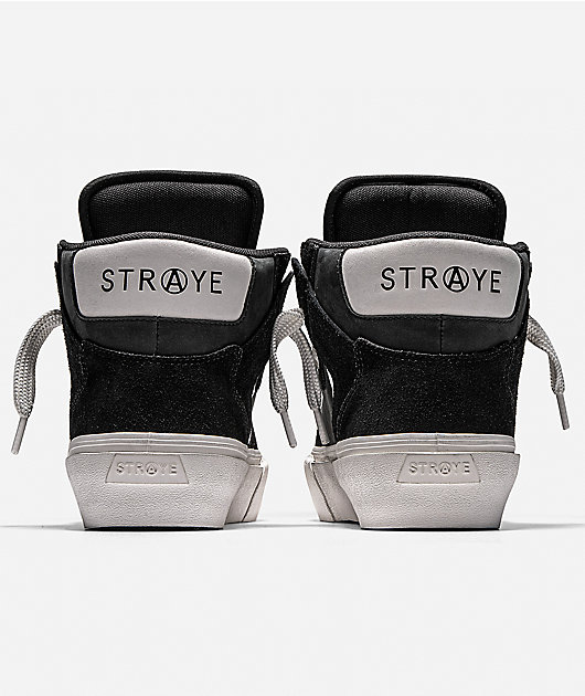 Straye VDR .01 Black & White High Top Skate Shoes