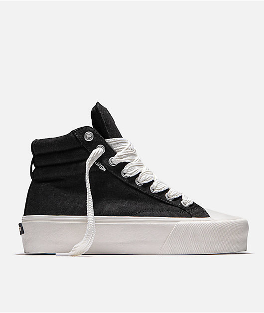 Straye Venice Stomper Black & White Shoes