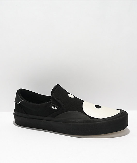 Straye Ventura X-Ray One Love Black & White Slip-On Skate Shoes | Zumiez