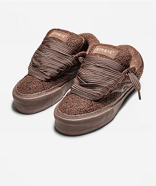 Straye x Ozuna Logan Teddy Choco Shoes