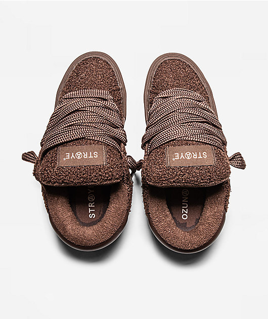 Straye x Ozuna Logan Teddy Choco Shoes