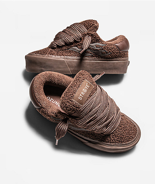 Straye x Ozuna Logan Teddy Choco Shoes