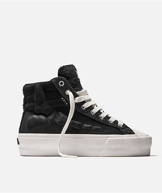 Straye x XPLR Venice Stomper Bones Black & White Shoes | Zumiez