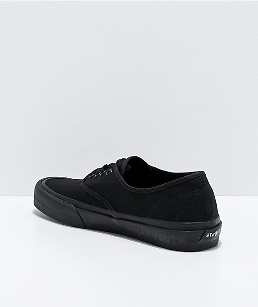 Straye x Zero Gower zapatos de skate negros