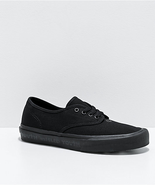 Straye x Zero Gower zapatos de skate negros