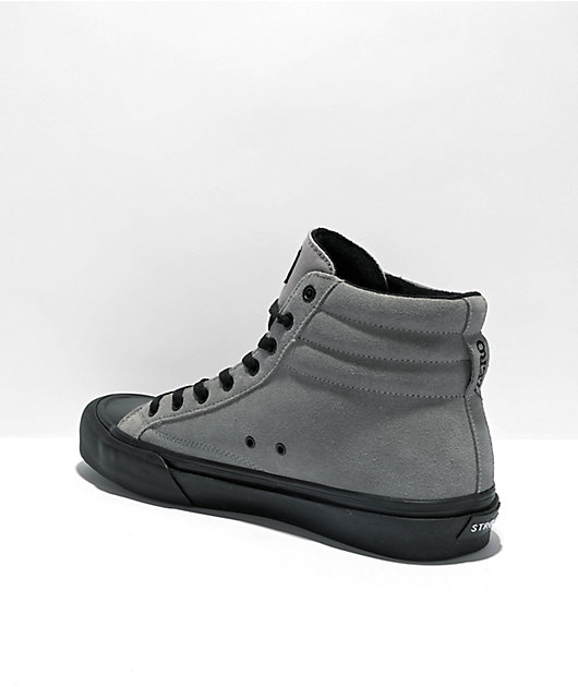 Straye x Zero Venice XR Grey & Black High Top Skate Shoes