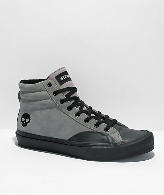 Straye x Zero Venice XR Grey Black High Top Skate Shoes