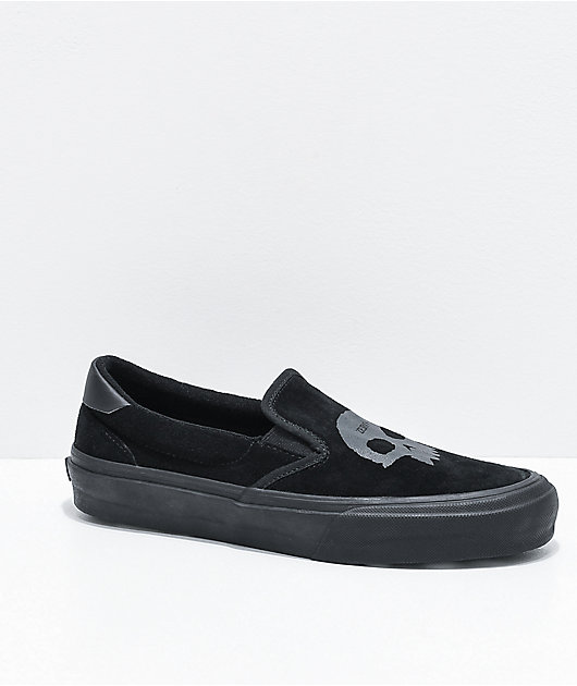 Straye x Zero Ventura Slip- On zapatos de skate negros
