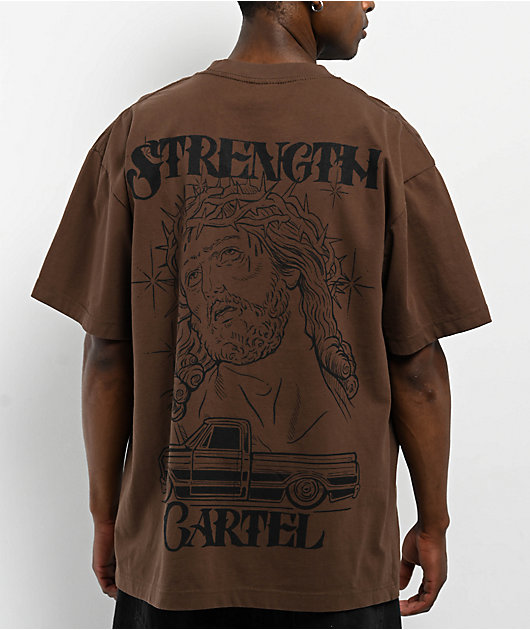 Strength Cartel Culture Brown T-Shirt