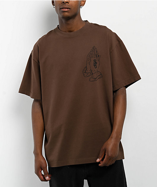 TEN　CARTEL X Lサイズ 23-24 EST Strength Cartel Culture Brown T-Shirt | Zumiez