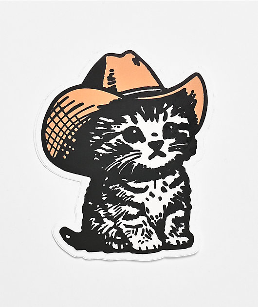 Strike Gently Howdy Kitten Sticker