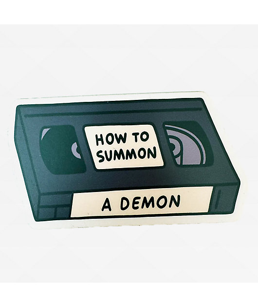Strike Gently Summoning VHS Sticker
