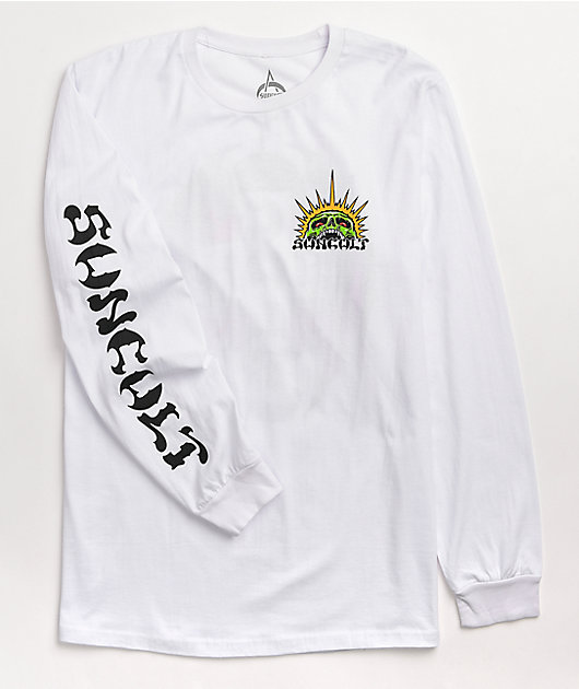 SunCult Suntown White Long Sleeve T-Shirt