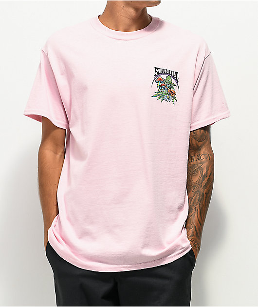 men light pink t shirt