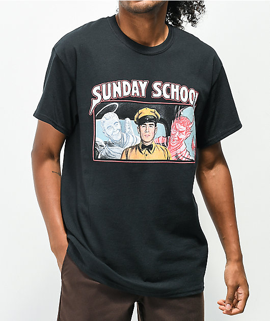Sunday School Devil's Decision Black T-Shirt