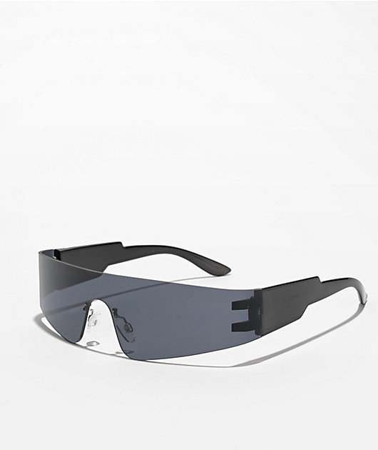 Super Sleek Black Sunglasses Zumiez