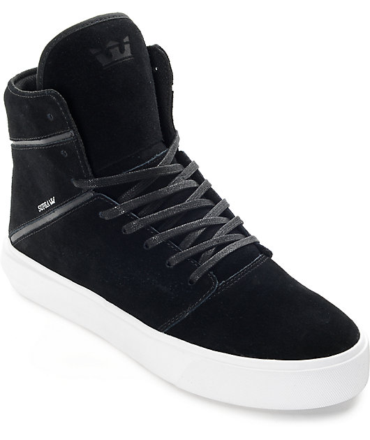 Supra Camino Black \u0026 White Skate Shoes 