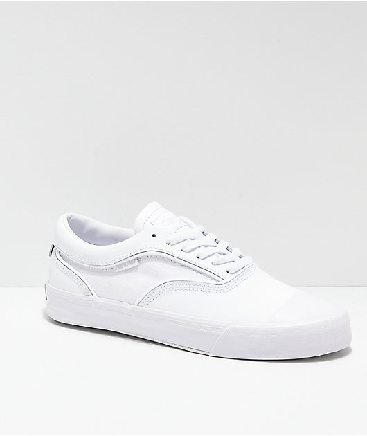 Supra Hammer VTG White Skate Shoes | Zumiez