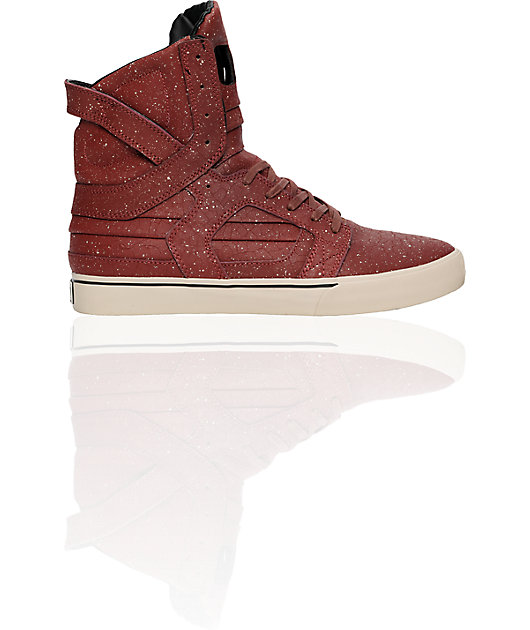 supra skytop ns burgundy