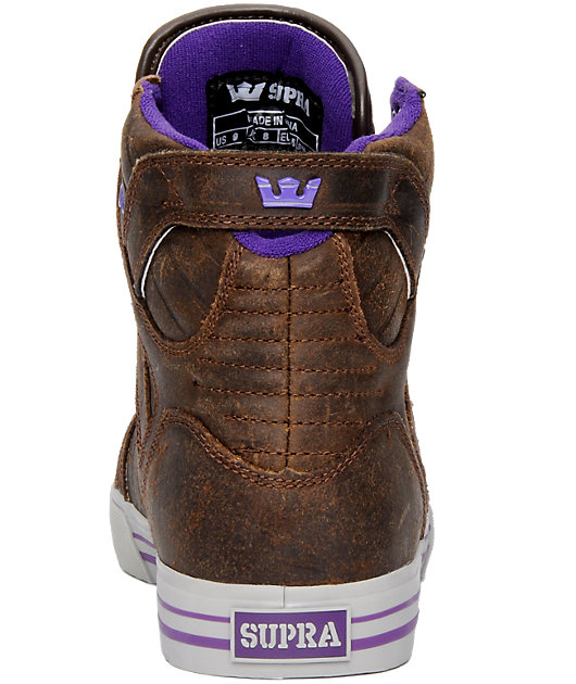 Supra Muska Skytop Kola Brown Shoes Zumiez Supra Muska Skytop Kola Brown Shoes Zumiez