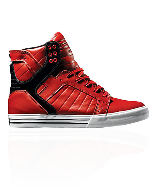 supra skytop ns red patent leather