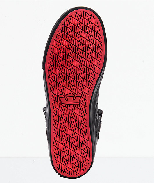 supra skytop red carpet edition black skate shoes