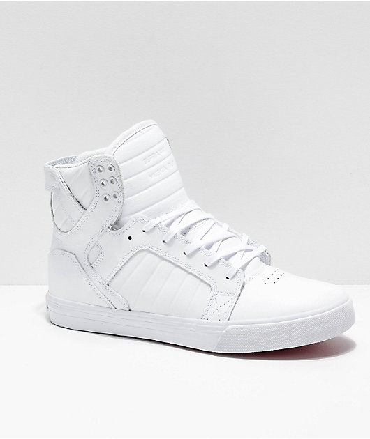Skytop White & Red Skate Shoes