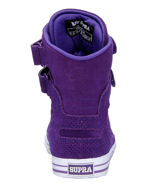 Supra TK Society Purple Suede Shoes 