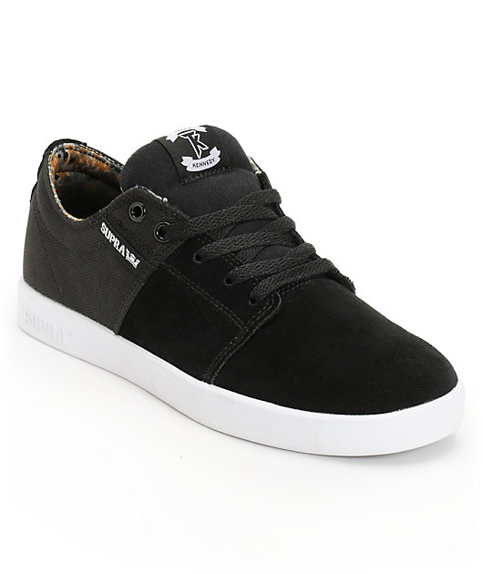 supra tk low stacks shoes black/black